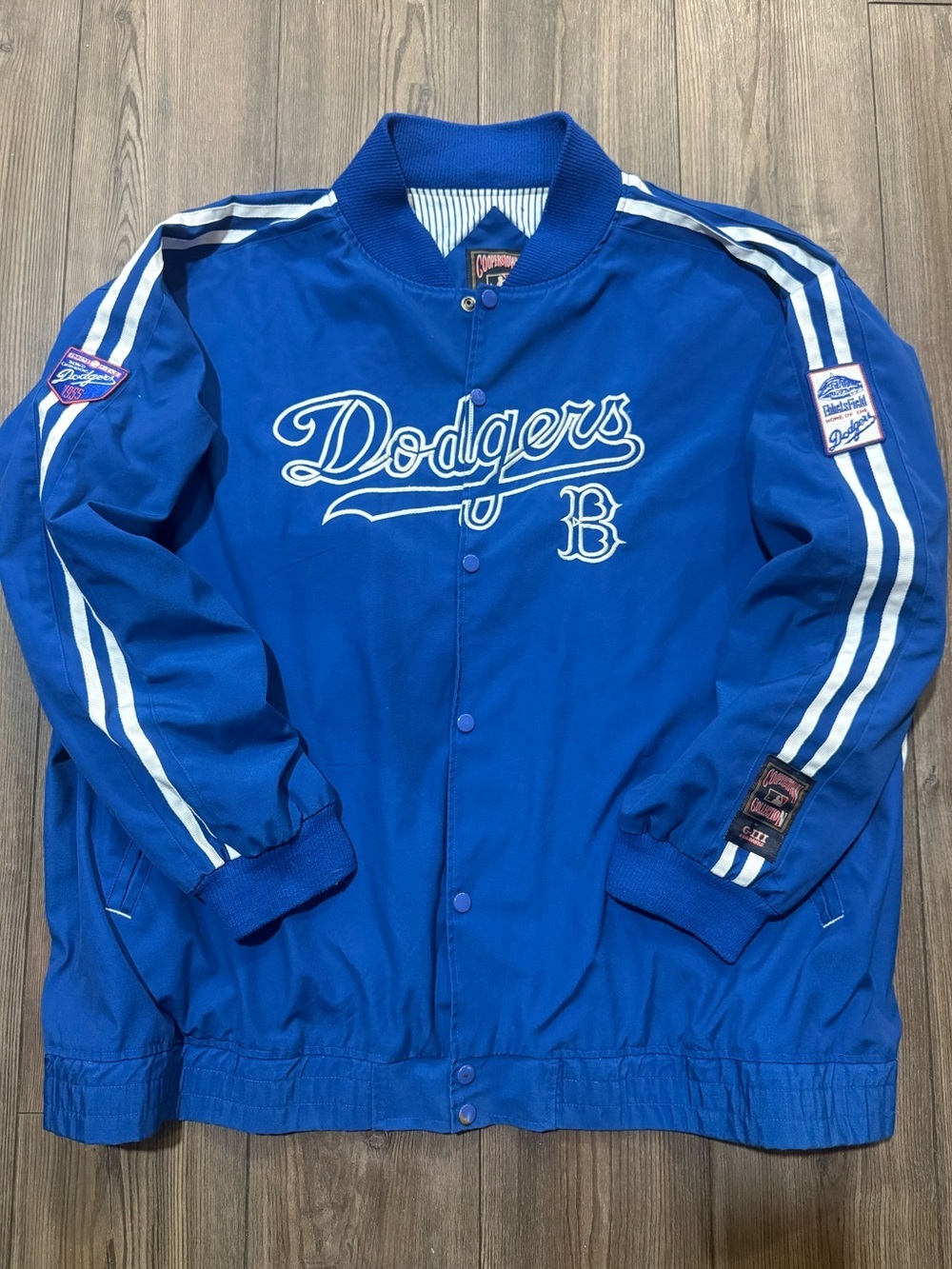 Vintage 1995 LA Dodgers Cooperstown Collection Jacket 3XL MLB